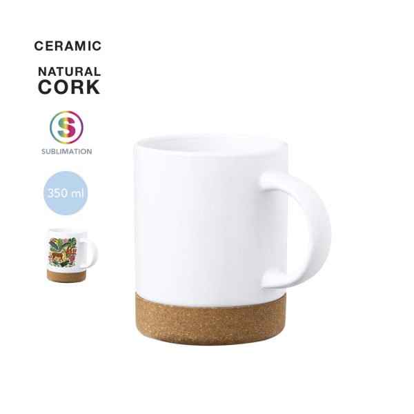 Caneca para Sublimação Cortiça 350ml