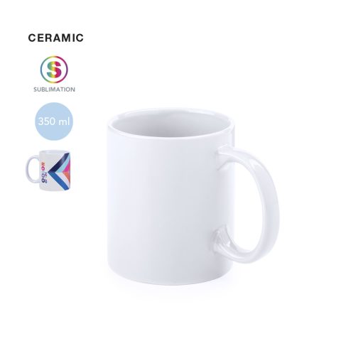 Caneca de Cerâmica para Sublimação 350ml