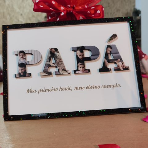 Moldura PAPÁ Personalizado