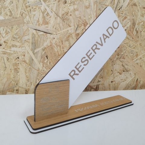 Placa Reservado