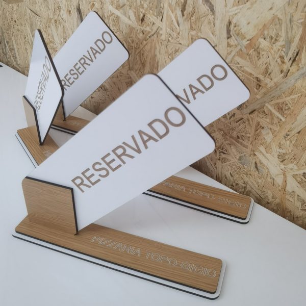 Placa Reservado