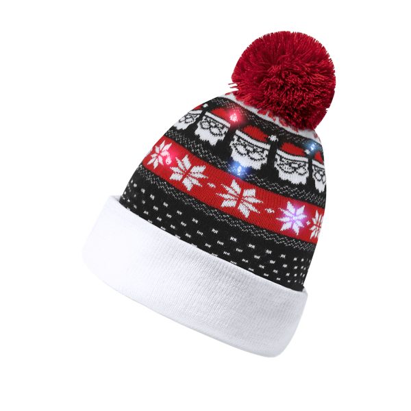Gorro Pai Natal com Luz LED