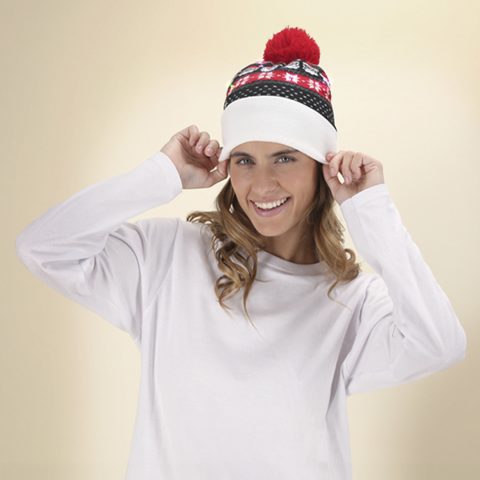 Gorro Pai Natal com Luz LED