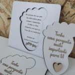Convite Padrinhos Modelo Pé | Standard