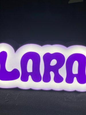 Candeeiro LED Personalizado 3D