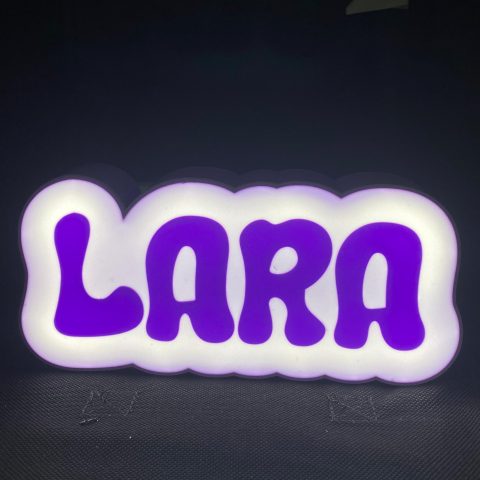 Candeeiro LED Personalizado 3D