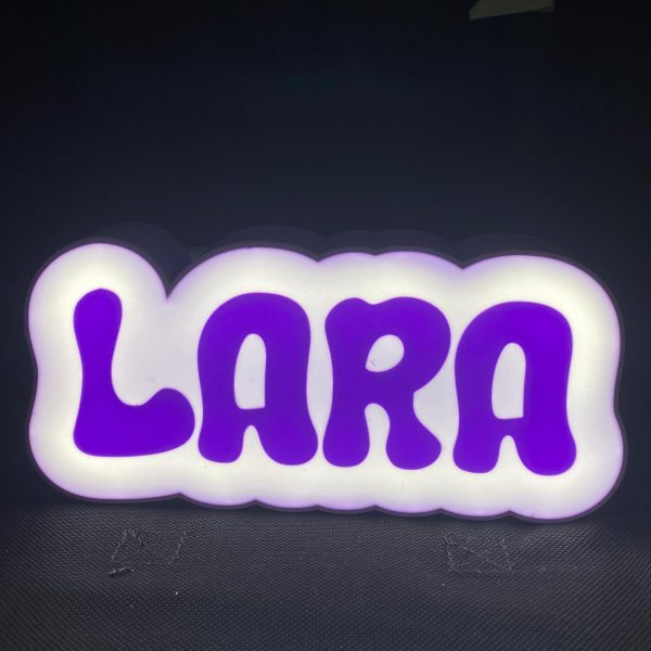 Candeeiro LED Personalizado 3D