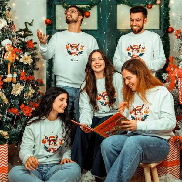 Sweatshirt de Natal Personalizada