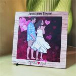 Quadro Juntos para Sempre Cartoon