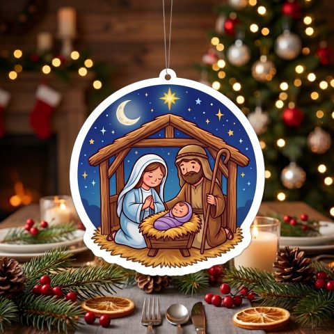 Bola Natal Presépio