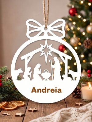 Bola de Natal Presépio M9